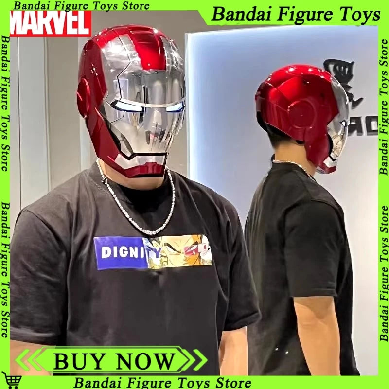 AutoKing 1/1 Mk5 Iron Man Helmet Voice Control Eyes with Light