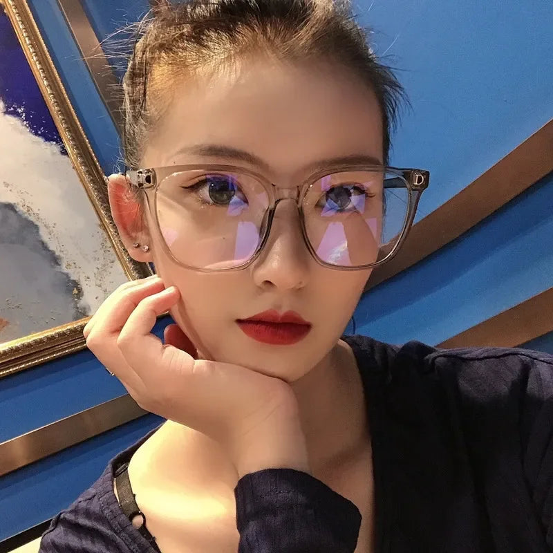 Large Frame Myopia Anti-Blue Light Readers