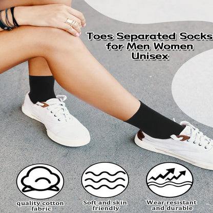 Unisex Japanese Style Cotton Tabi Two-Finger Socks