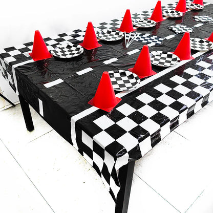 Racing Birthday Decorations Tableclothb