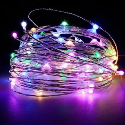 LED Copper Wire Battery-Powered Fairy String Lights