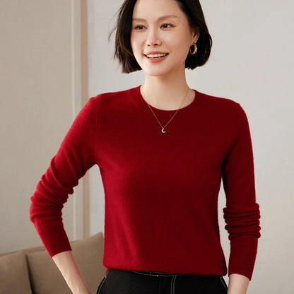 Pure Cashmere Knitted Pullover