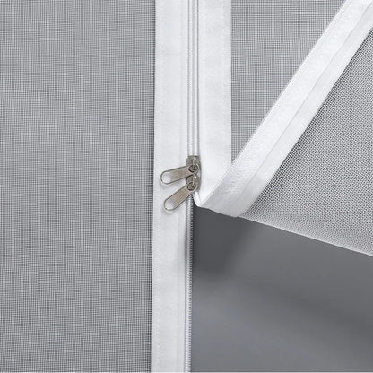 Self-adhesive Zippered Window Screen
