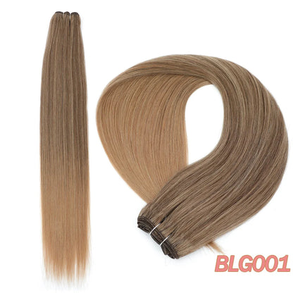 Bone Straight Synthetic Hair Bundles
