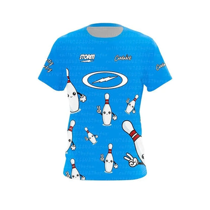 Coolwick Storm Floral Graphic Performance Bowling Jersey