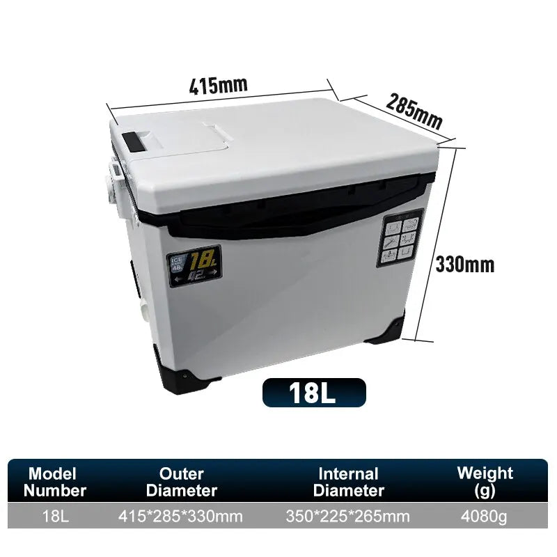 Portable Insulated Fishing Cooler & Tackle Box
