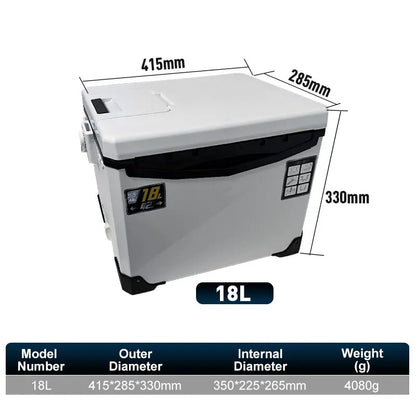 Portable Insulated Fishing Cooler & Tackle Box