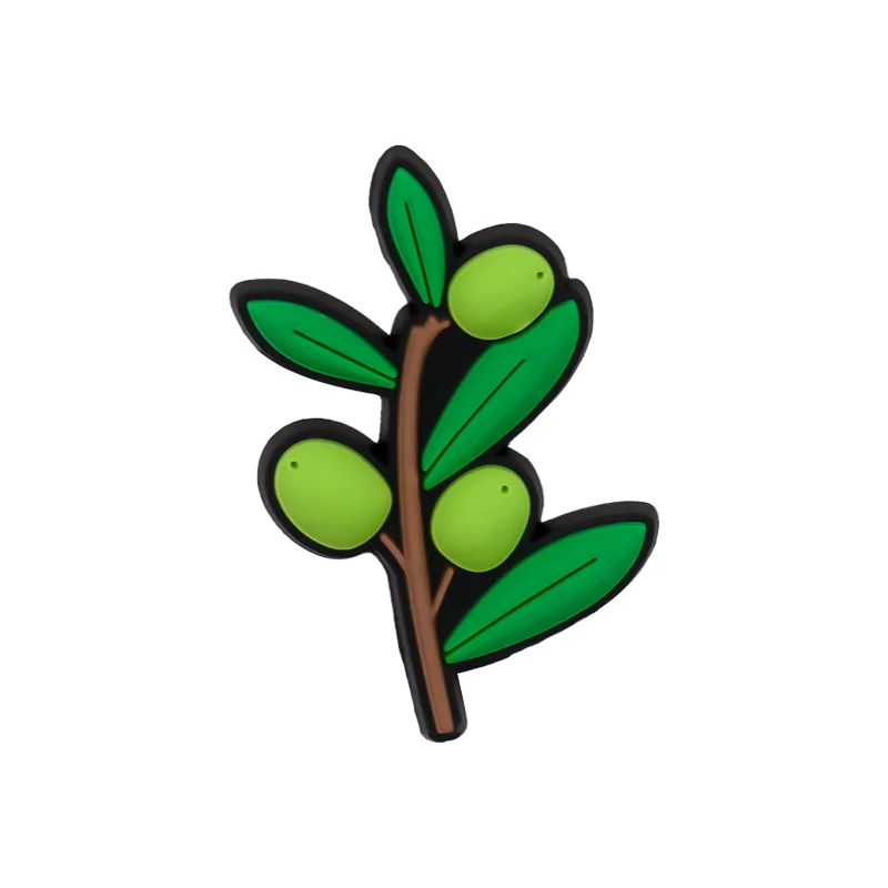 Tropical Flower & Fruit Shoe Charms Set (DIY Clog & Sandal Pins)