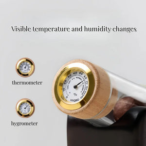 Five tube cigar Sealed Glass Tube Cigar Moisturizing Box