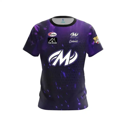 MOTIV Logo Purple Galaxy Performance Bowling Jersey