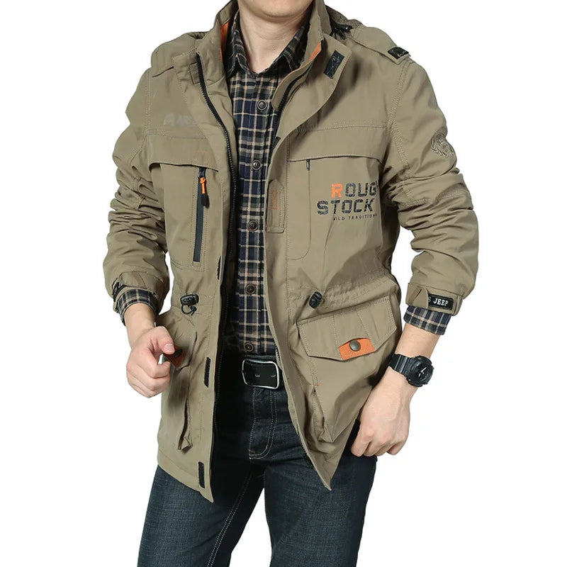 Casual Windproof Hooded Quick Drying Lightweight Jacket