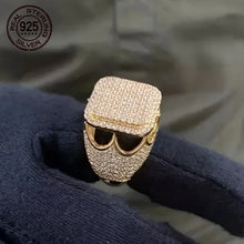 Round Cut 925 Sterling Silver Cluster Ring