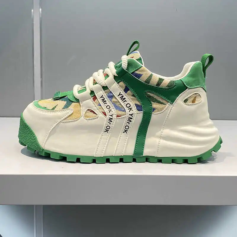 Men's Chunky Platform Casual Sneakers