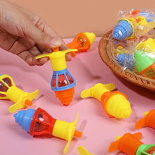 Multipack LED Light Up Spinning Gyro Top