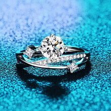 Adjustable Weave Zircon Ring