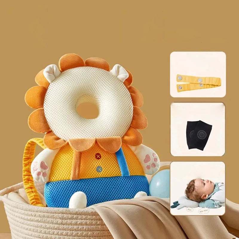 AIBEDILA Baby Head Protector Safety Pad Backpack