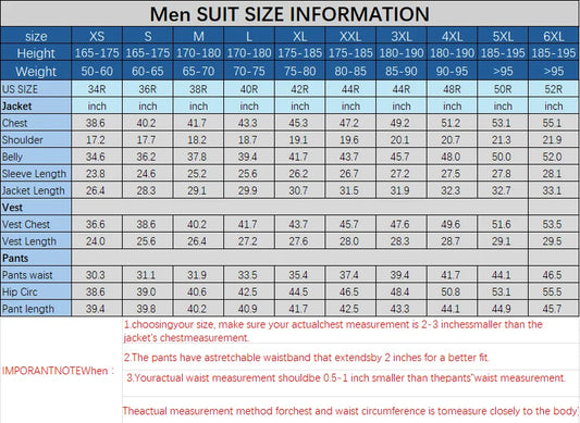 Men's Tailored Slim Fit Single-Breasted Wedding & Business Suit Set