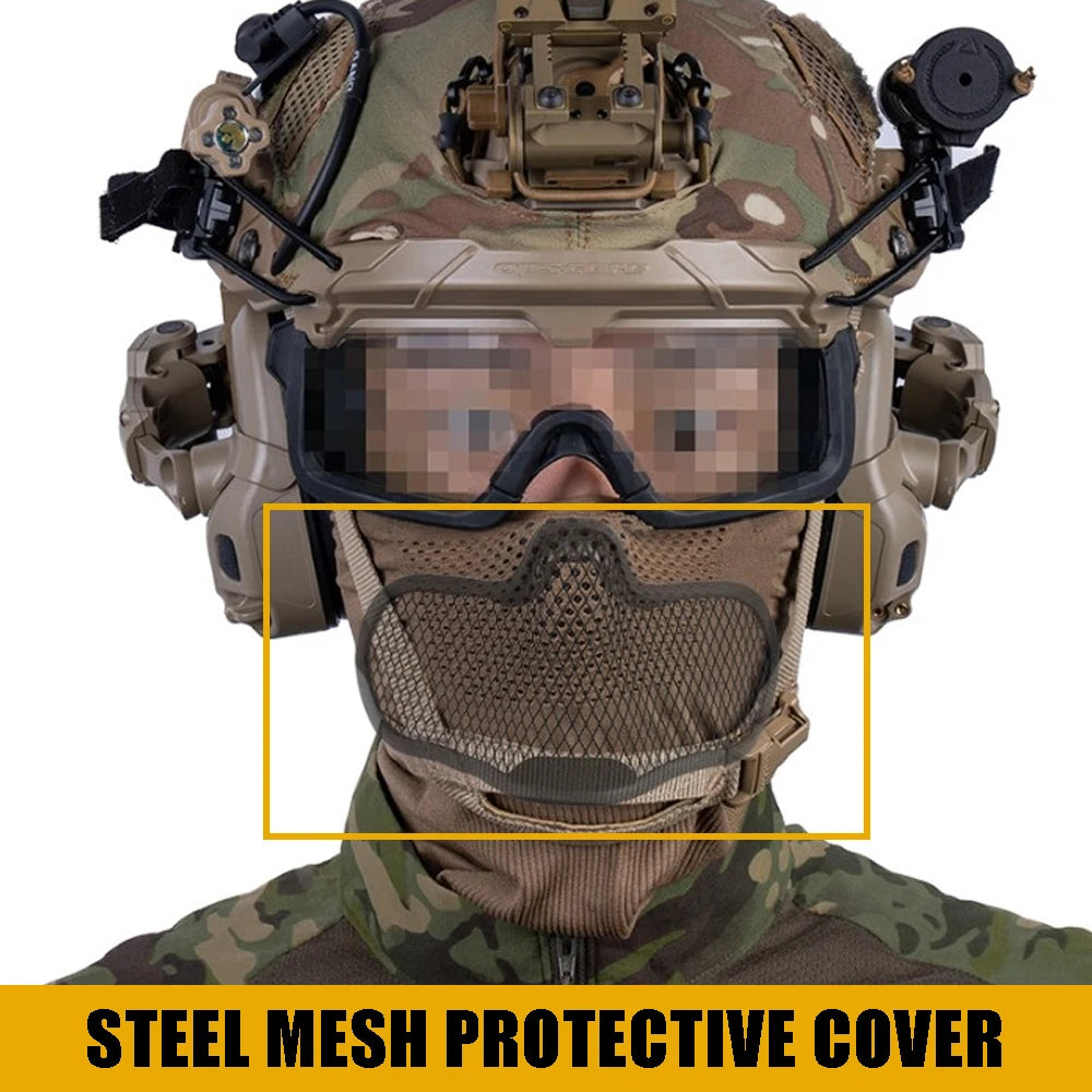 Tactical Venom Balaclava V1 – Full-Face Breathable Mask with Steel Mesh Protection