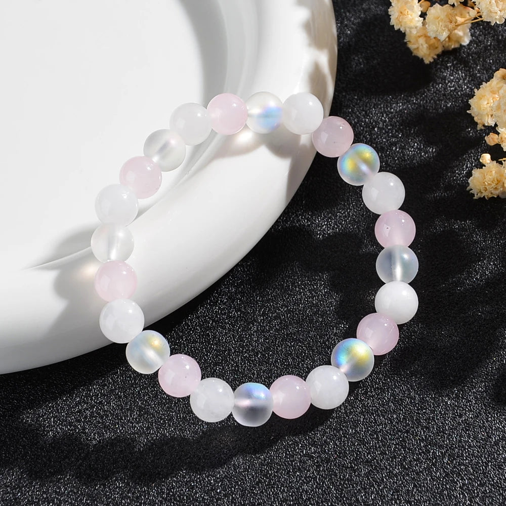Aura Balancing 8mm Natural Stone Sleep Bracelet