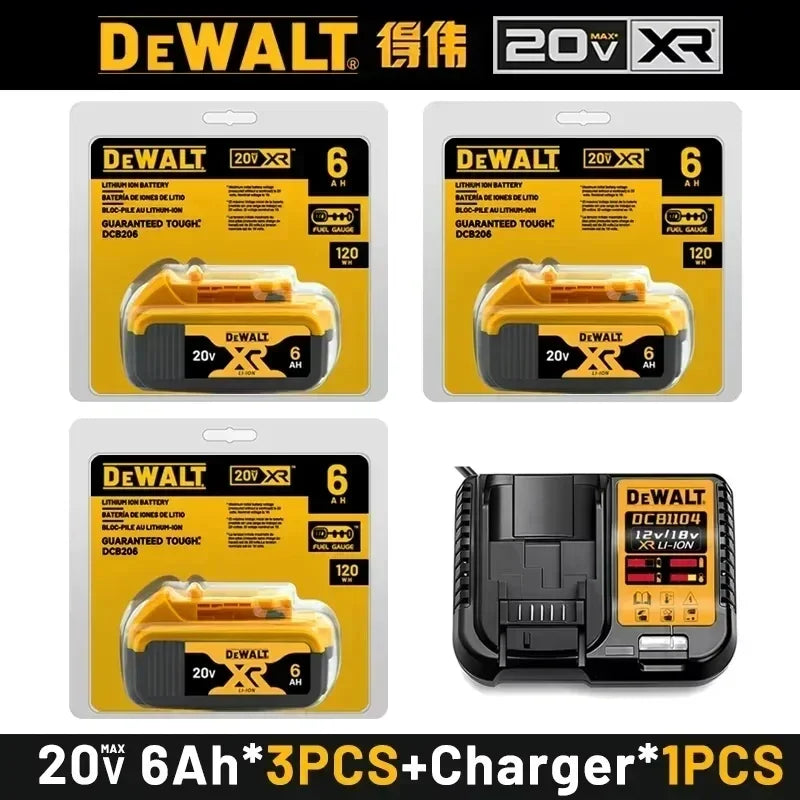 DeWalt 20V Max 6.0Ah Lithium-Ion Power Tool Battery Replacement