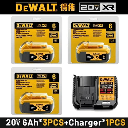 DeWalt 20V Max 6.0Ah Lithium-Ion Power Tool Battery Replacement