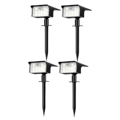62 LED Outdoor Solar Spot Lights - Motion Sensor Landscape Waterproof Spotlights