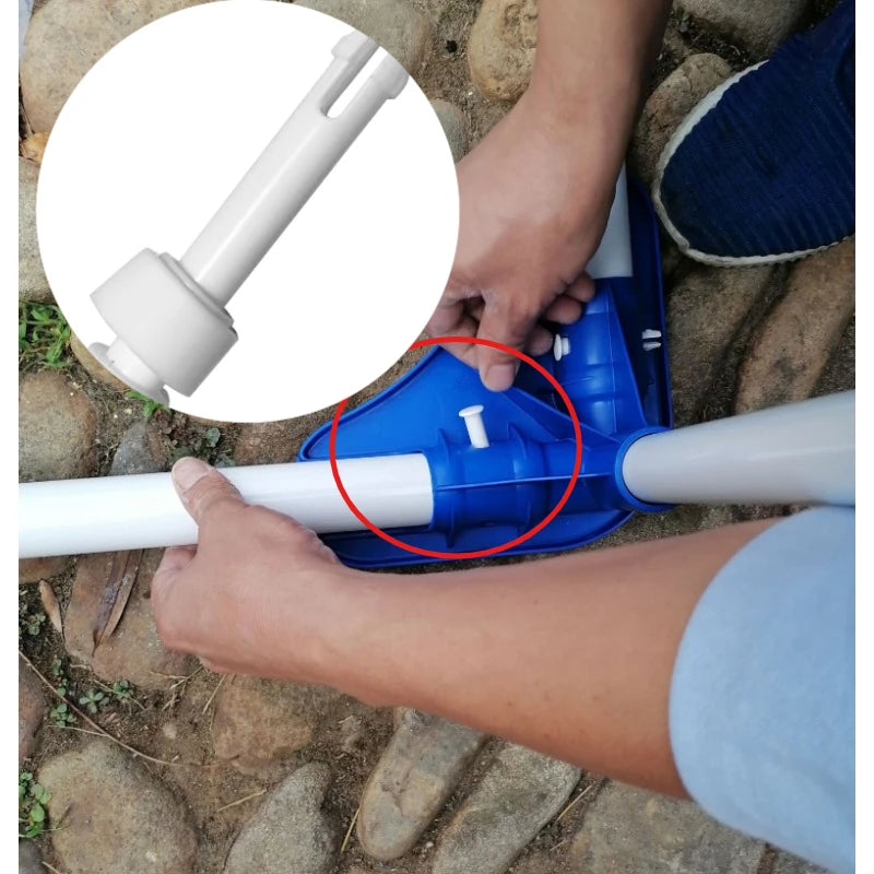 5.5cm Inflatable Swimming Pool Bracket Pin 2.2-4.5m Three Way T-Shaped Adapter Pool Replacement Spare Parts