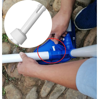 5.5cm Inflatable Swimming Pool Bracket Pin 2.2-4.5m Three Way T-Shaped Adapter Pool Replacement Spare Parts
