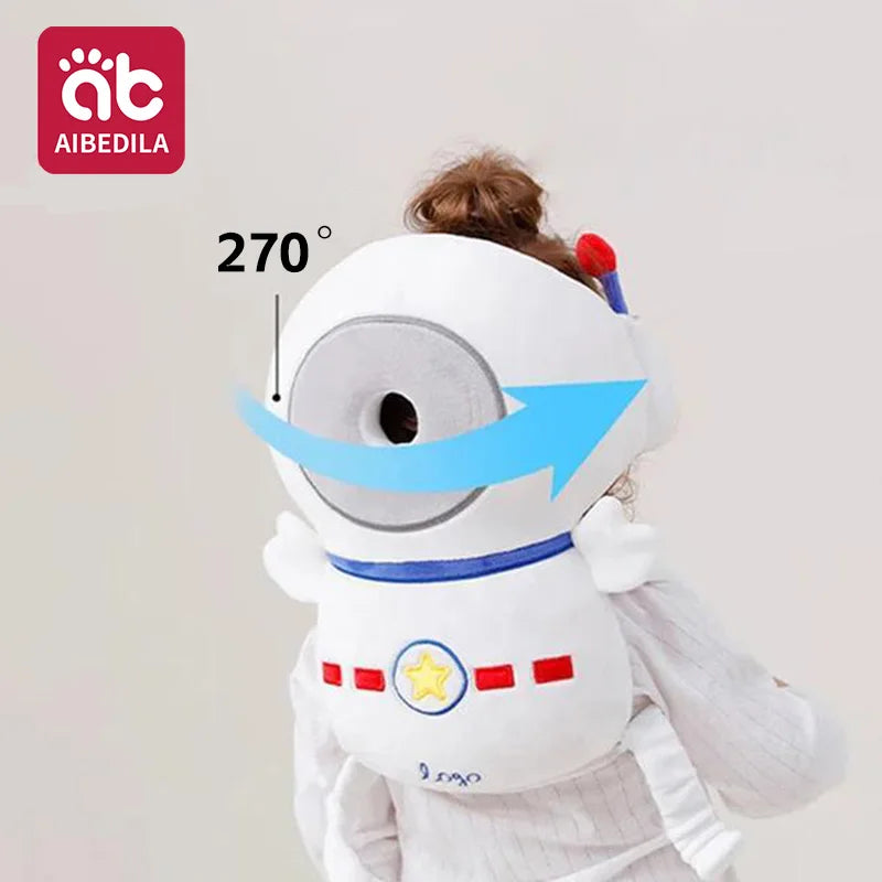 AIBEDILA Baby Head Protector Pillow 3-Sided Anti-Fall Back Safety