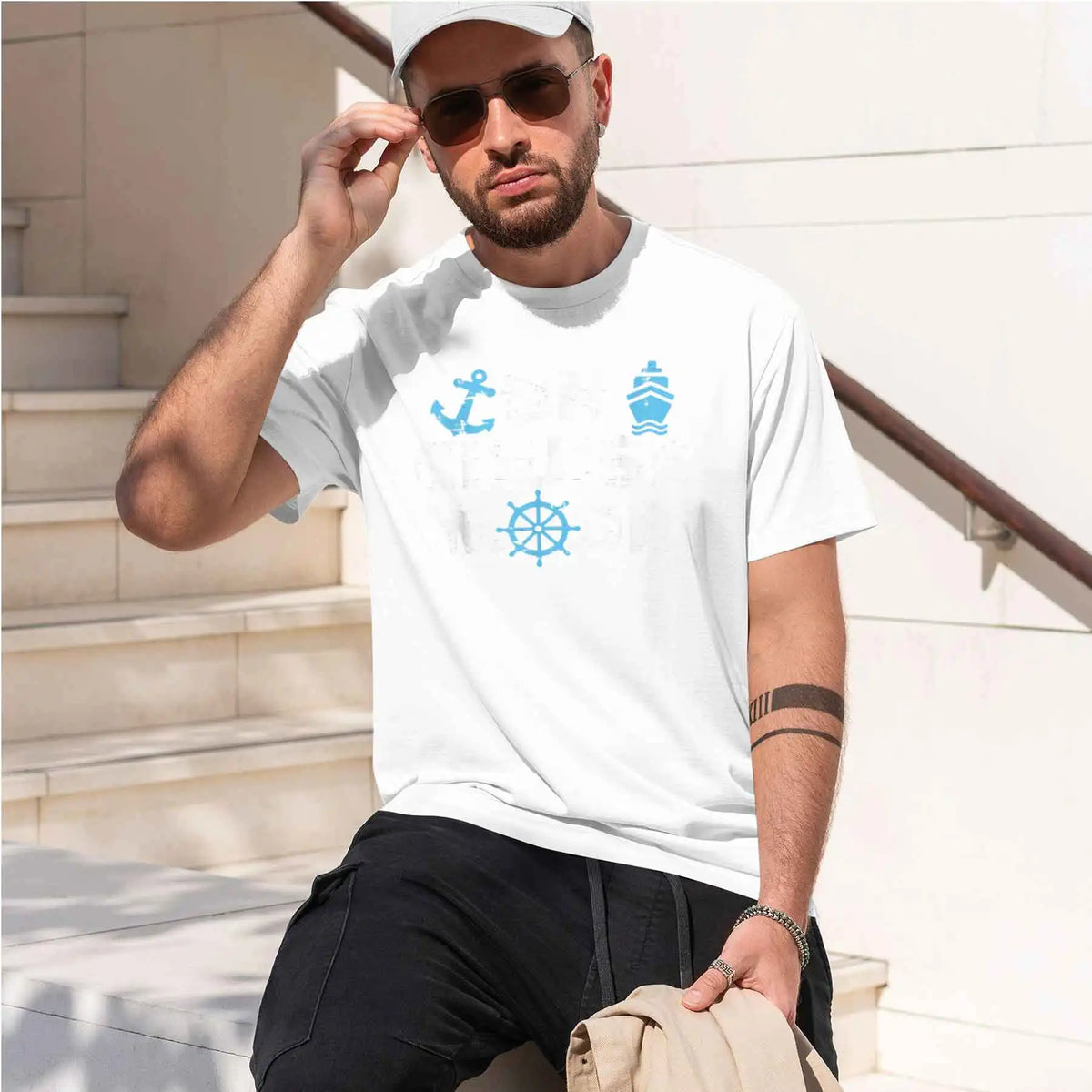 Men’s 100% Cotton Short Sleeve Graphic T-Shirt – Casual Breathable Summer Tee