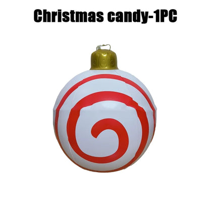 Giant Inflatable Christmas Ball – Outdoor Holiday Courtyard Decoration