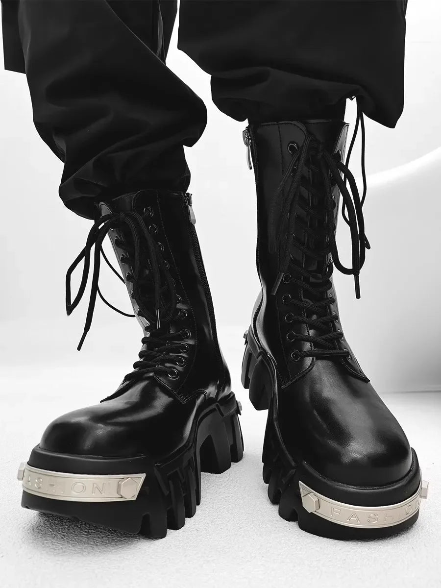 Owen Seak Thick-soled Leather Boots