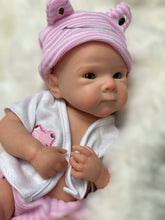 13" Open Mouth Bettie Girl Silicone Baby With Two Outfits