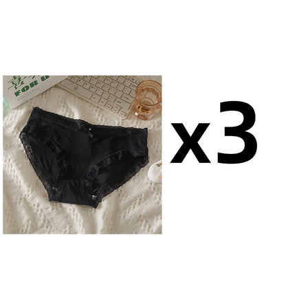 3Pcs Low Waist Quick Drying Briefs