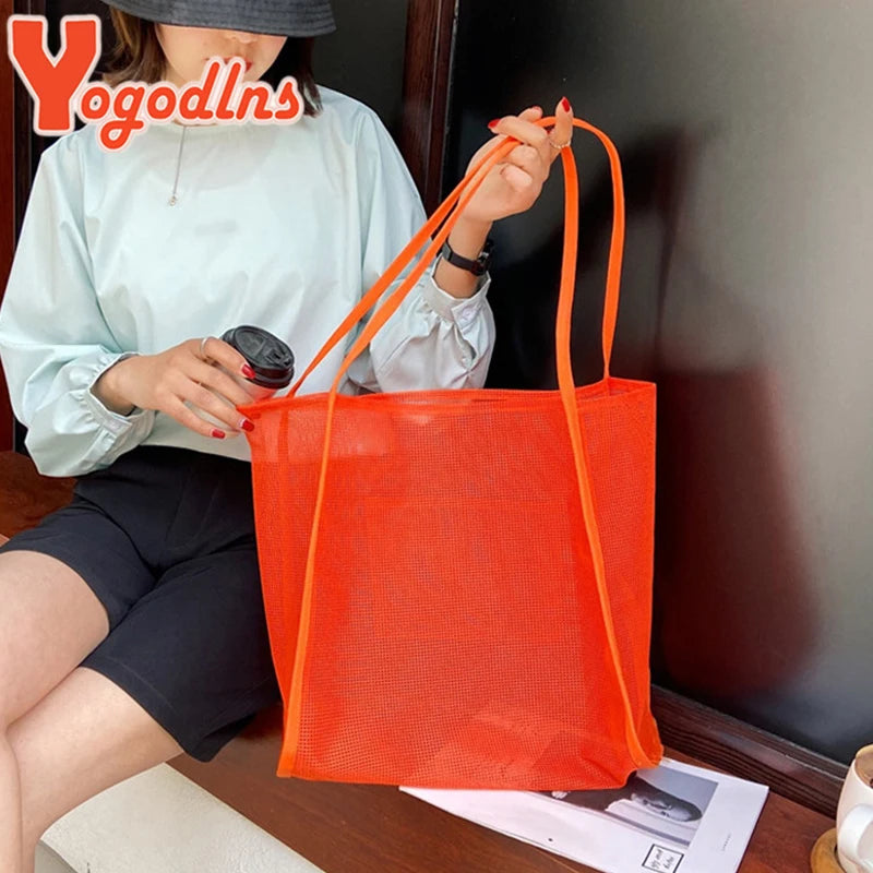 Yogodlns Trendy Mesh Tote