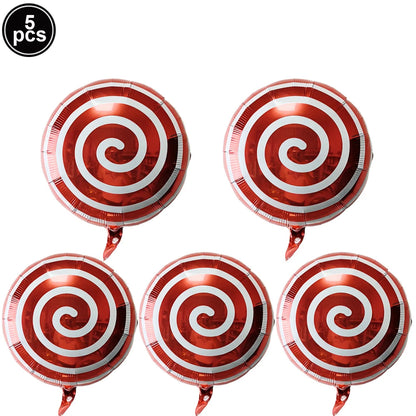 Large Standing 4D Foil Christmas Balloon - Inflatable Holiday Decor with Base