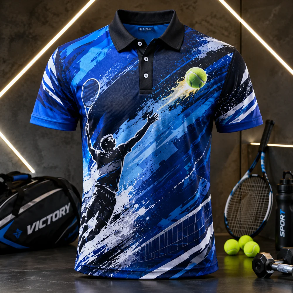 Smash Athletic Graphic Performance Polo Shirt