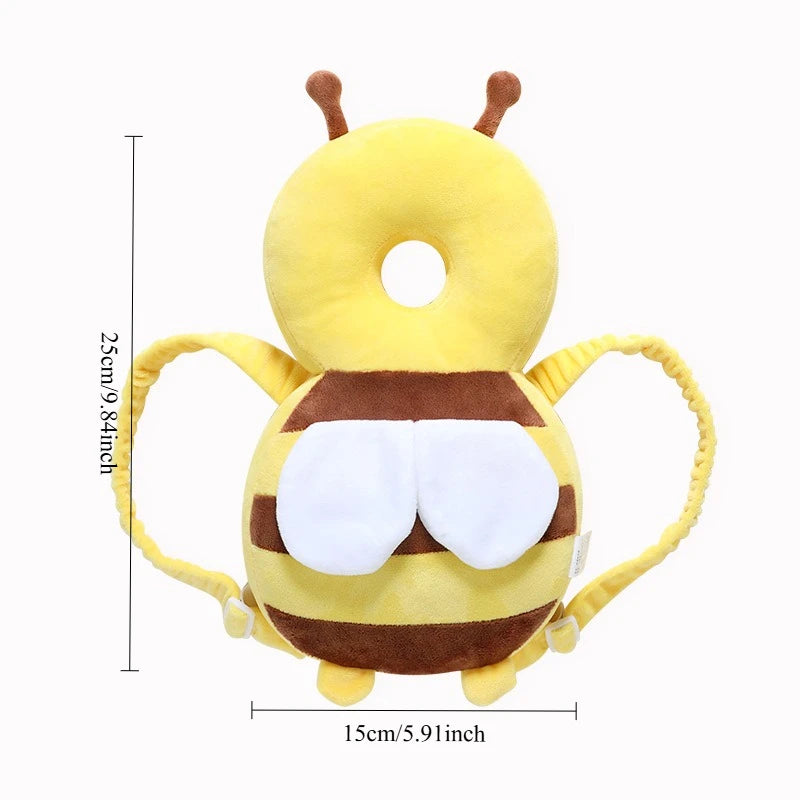 Little Bee Baby Head Protection Pillow Backpack