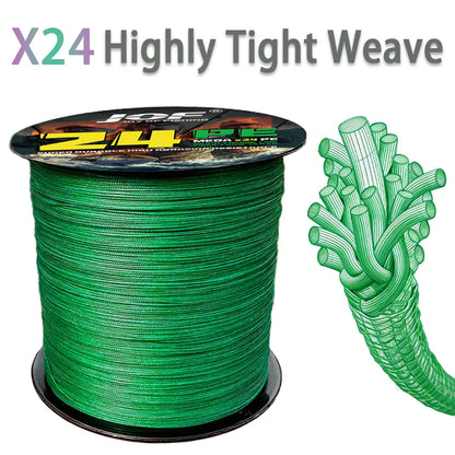 X24-Braid Fishing Line 500m with A Variety of Strength