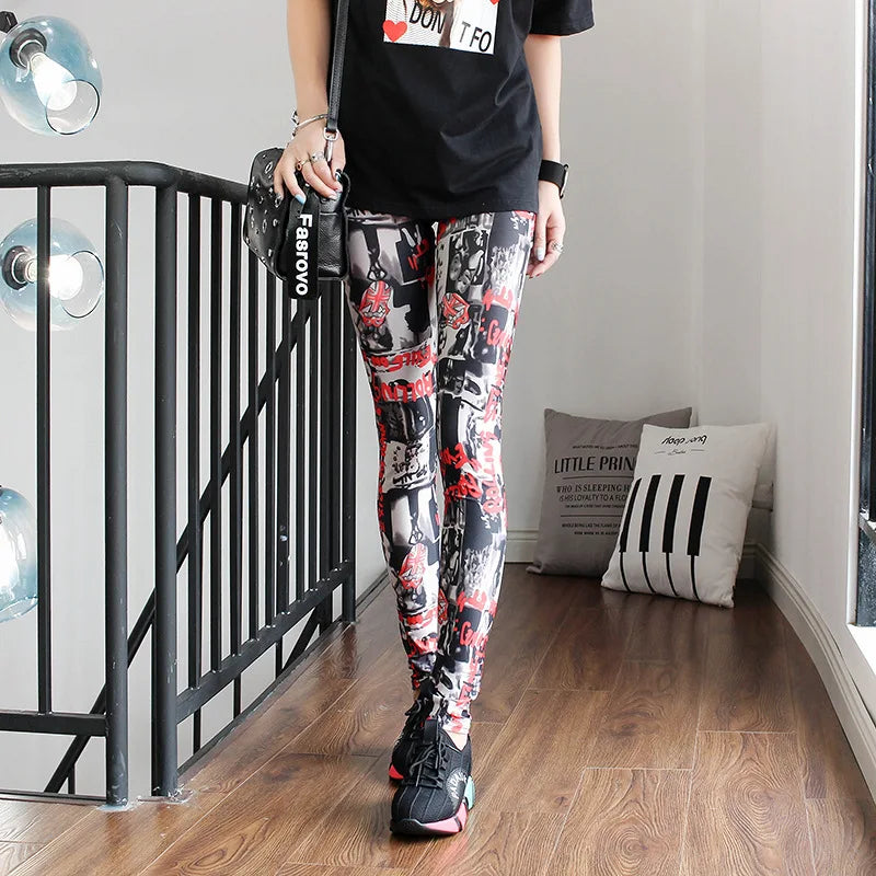 Casual and Colorful Leg Warmer Leggings