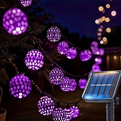 Solar-Powered Honeybee LED Fairy String Lights – Outdoor Waterproof Garden Decor