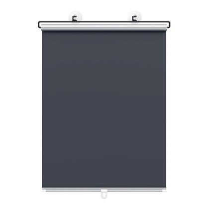 Retractable Full Blackout Cordless Roller Blinds - No-Drill Window Privacy Sunshade