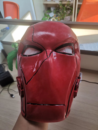 Red Hood Full-Head Cosplay Mask & Helmet