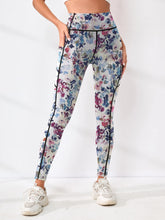 Printed High Waistband Leggings with Pockets