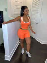 Solid Color Tank Top  & Shorts Set
