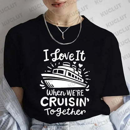 Family Cruise Squad Matching Graphic T-Shirt | Adult & Kids Vacation Tee