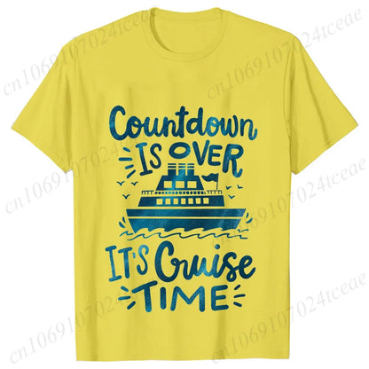 "Countdown Is Over It's Cruise Time" Women's T-Shirt - Family Matching Vacation Tee