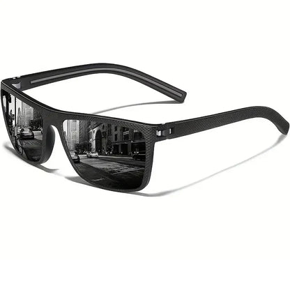 Square Polarized Lightweight Frame Sunglasses