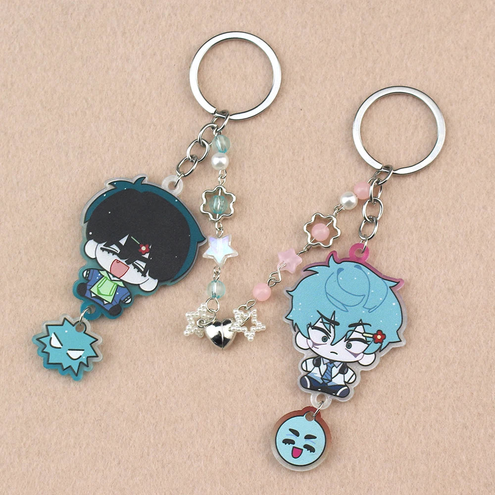 2-Piece Alien Stage Ivan & Till Anime Acrylic Keychain Set
