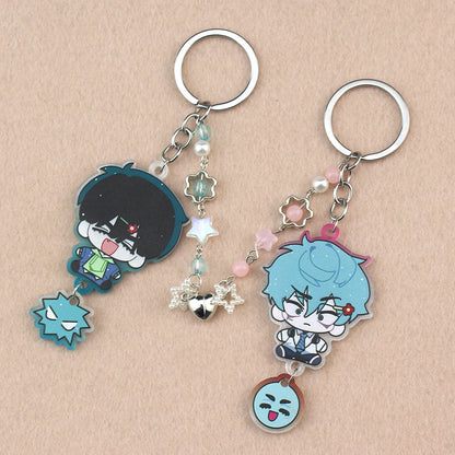 2-Piece Alien Stage Ivan & Till Anime Acrylic Keychain Set